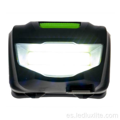 Linterna frontal LED COB recargable de 120 lúmenes